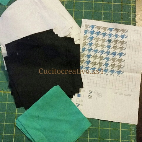 Houndstooth quilt progetto